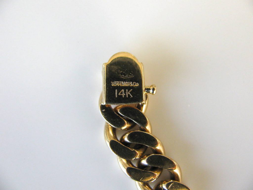 Tiffany & Co. Diamond Gold Reversible Link Bracelet - Kimberly ...