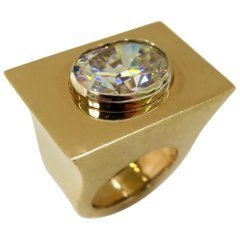 Massive Gold Travel Ring, circa 1960